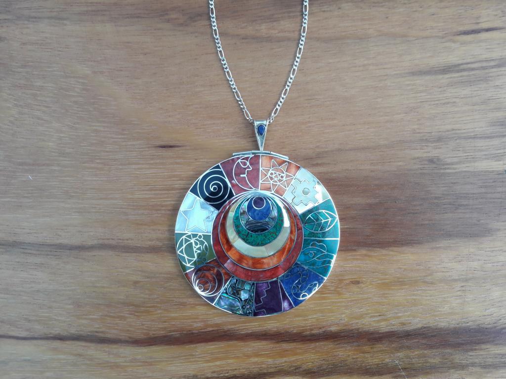 Silver pendant "Inka Calendar" | Inka Market