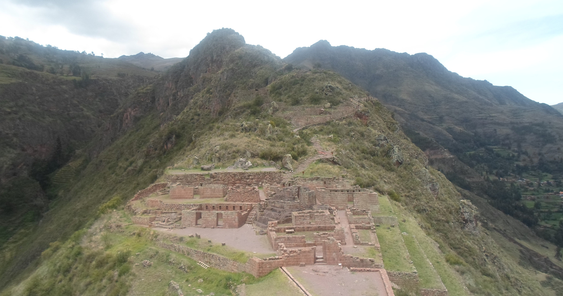 The Intihuatana at the Pisac archaeological site The Intihuatana at the Pisac archaeological site