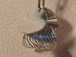 Close up of Silver Petals earrings Close up of Silver Petals earrings